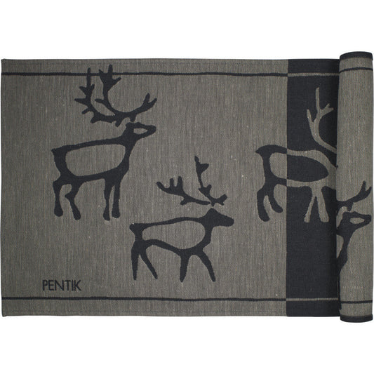 Saaga Laudeliina Musta 46x150 cm