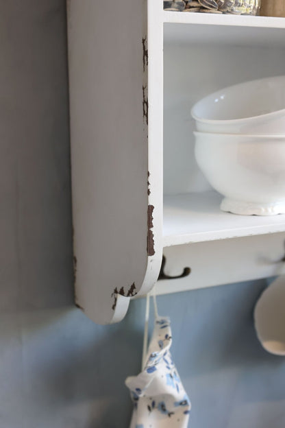 Chic Antique Seinäkaappi 1 ovi ja 3 hyllyä