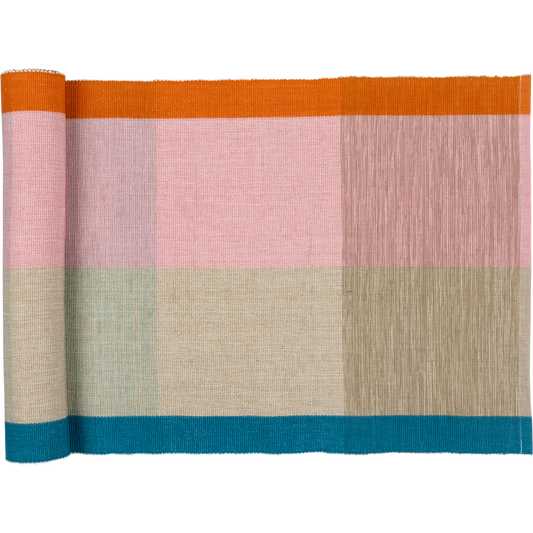 Tuntu Ripsikaitaliina Multi 40x140 cm