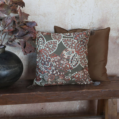 Chic Antique Tyynynpäällinen verte/terracotta 50x50cm