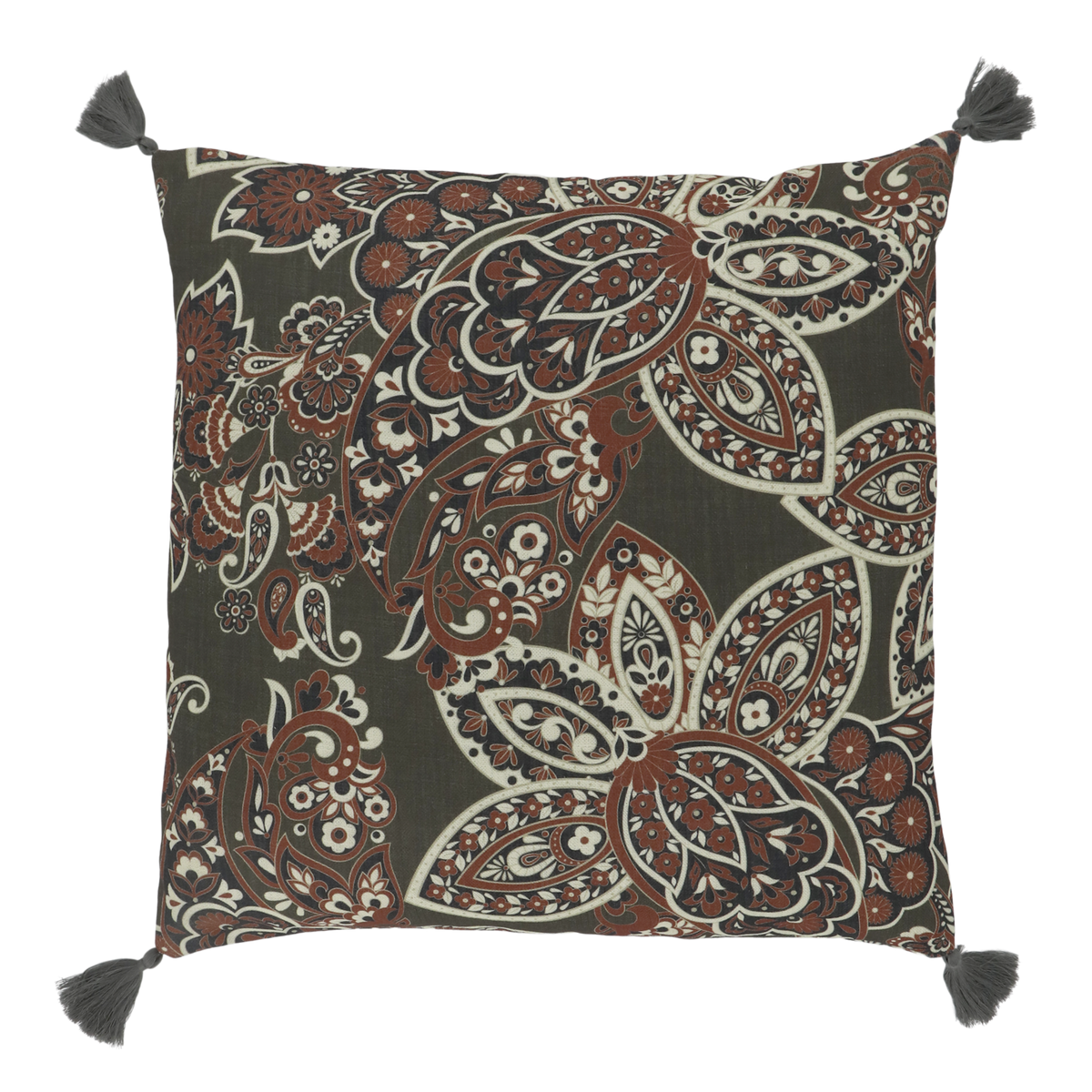 Chic Antique Tyynynpäällinen verte/terracotta 50x50cm