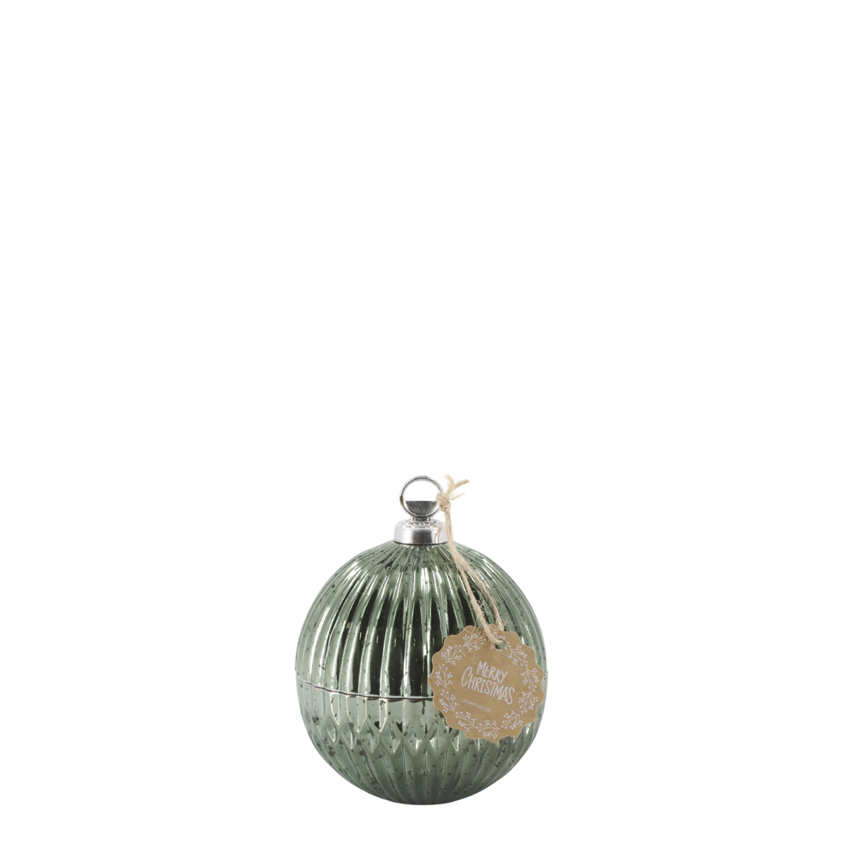 Chic Antique Joulupallo kynttilä vihreä 7,5cm