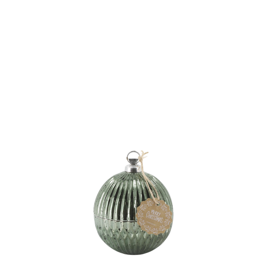 Chic Antique Joulupallo kynttilä vihreä 7,5cm