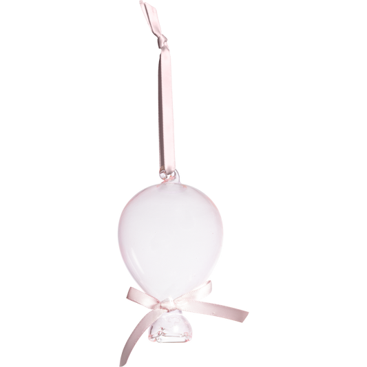 Ilmapallo Lasikoriste Vaaleanpunainen 6x8 cm